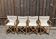 4 mid-century safari folding chairs