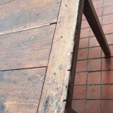 Farm table and pair of benches