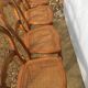 Set 4 chairs louis Philippe in caning
