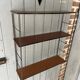 String shelf in wood and iron