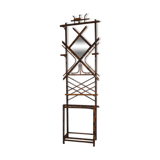 Bamboo coat rack