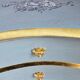 Louis XV style bedside table in marquetry