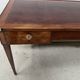Louis XVI flat desk in mahogany veneer and rosewood, 18th century.