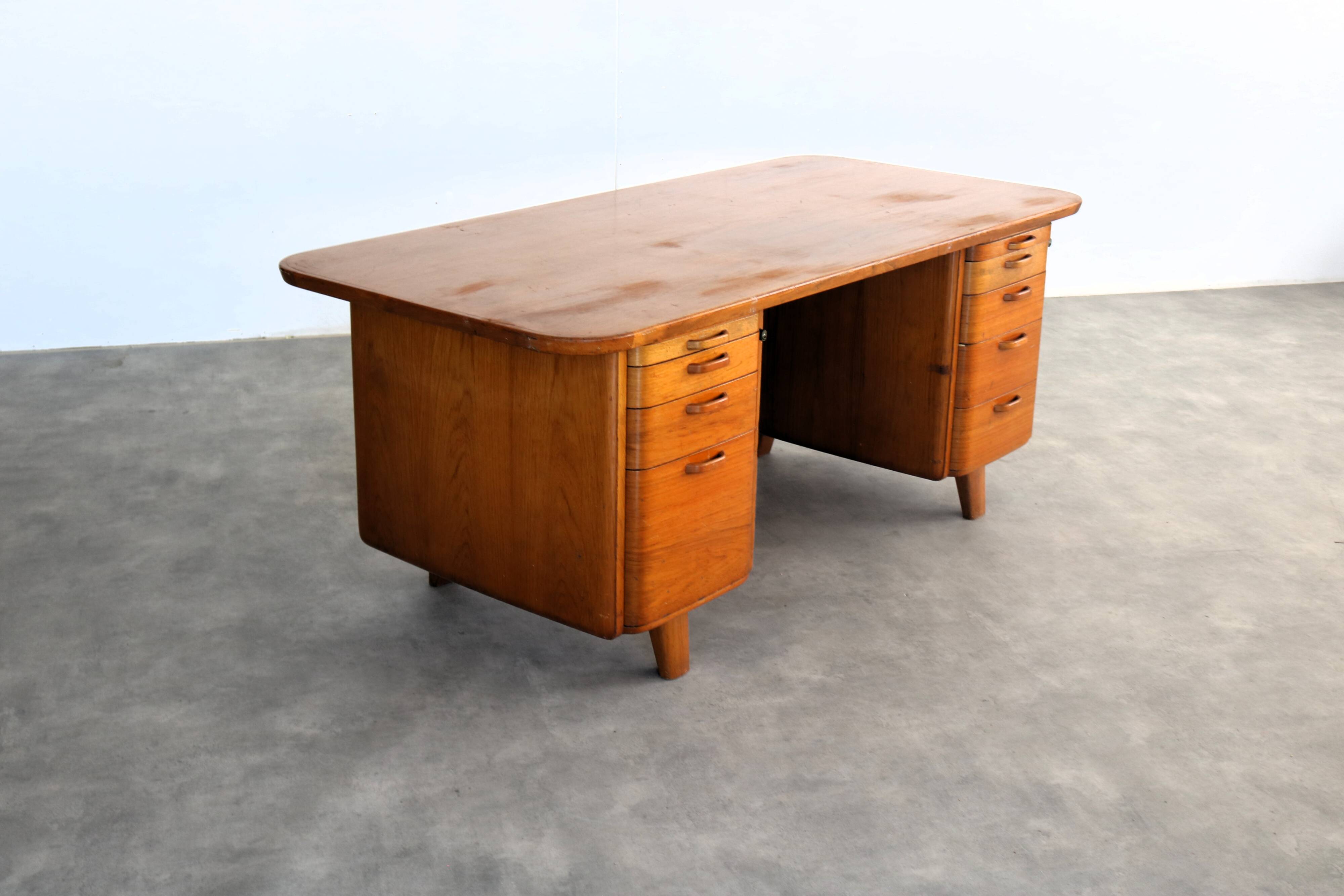 vintage XL desk | teak | 1960s | Swedish