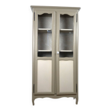 Parisian showcase dresser revamped country style wallpaper paint