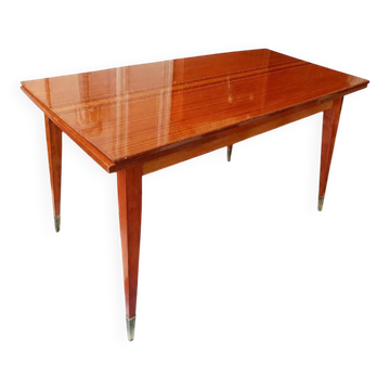 Table de salon mid-century vintage pieds compas