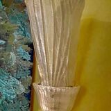 Barovier Toso large Murano glass wall lamp, Italy 1980s