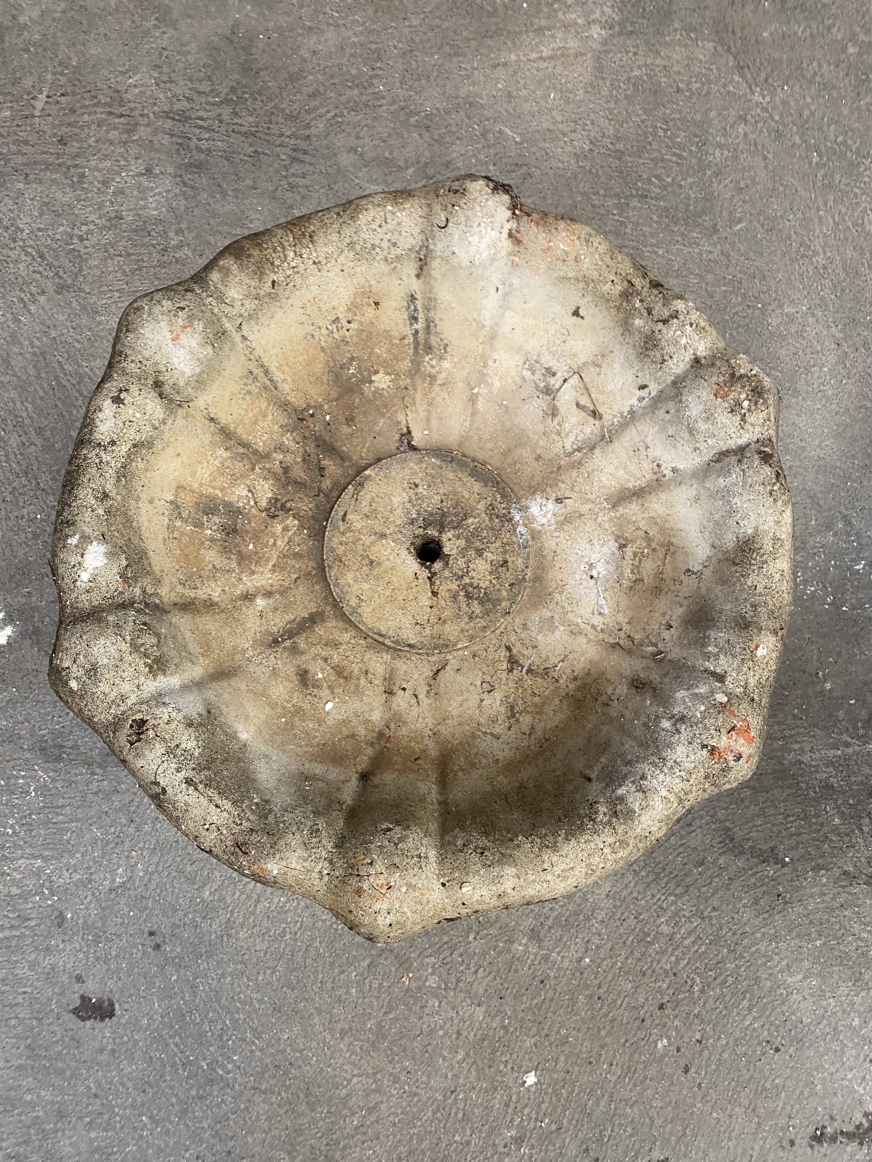 Dolphin reconstructed stone fountain