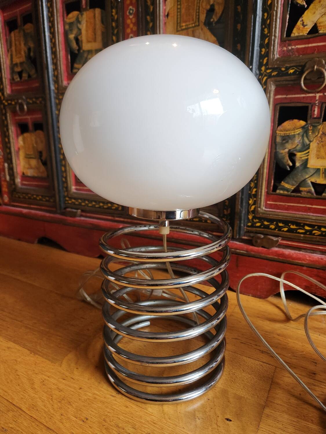 2 "spring" lamps by Ingo Maurer