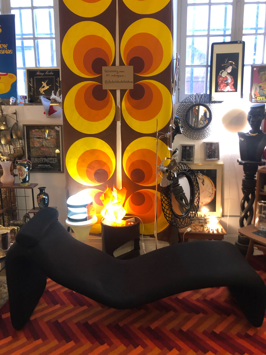 Djinn chaise longue by Olivier Mourgue for Airborne, 1965.