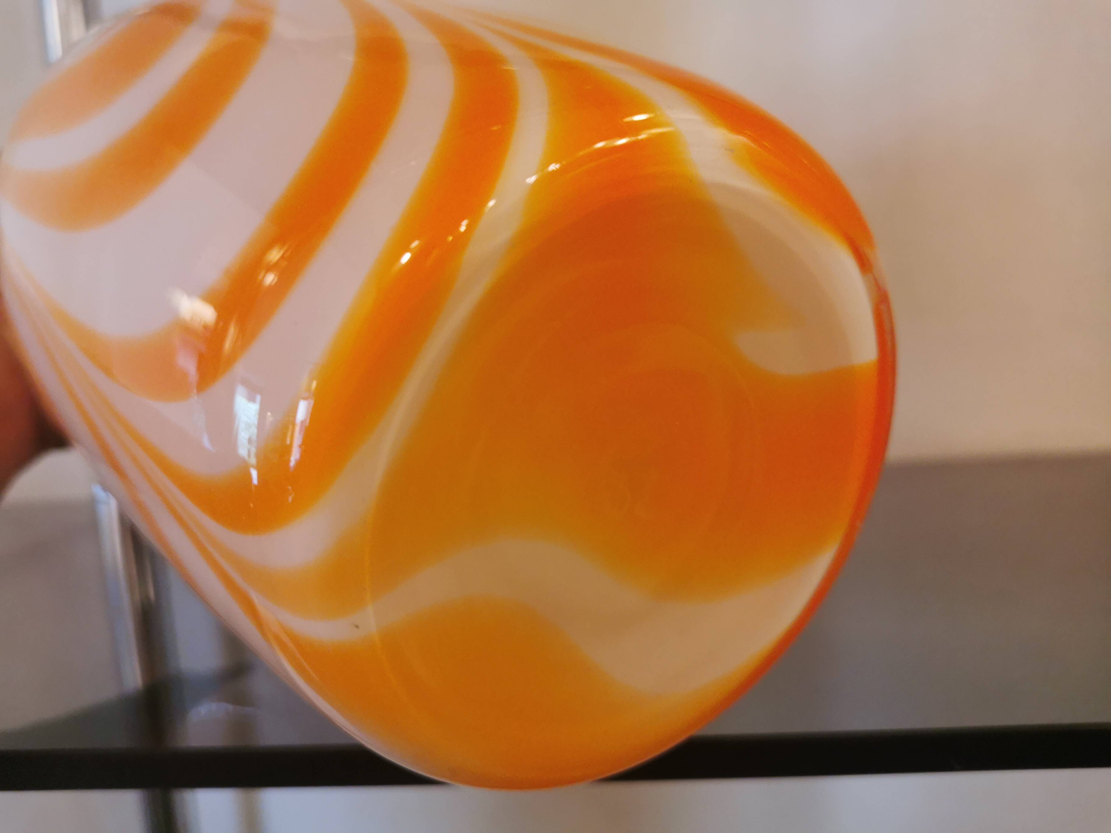 Large vintage Murano glass vase, Italy, 70s