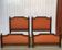 Pair of walnut beds from the early 20th century