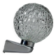 60s 70s wall lamp ball lamp metal chrome & glass space age design