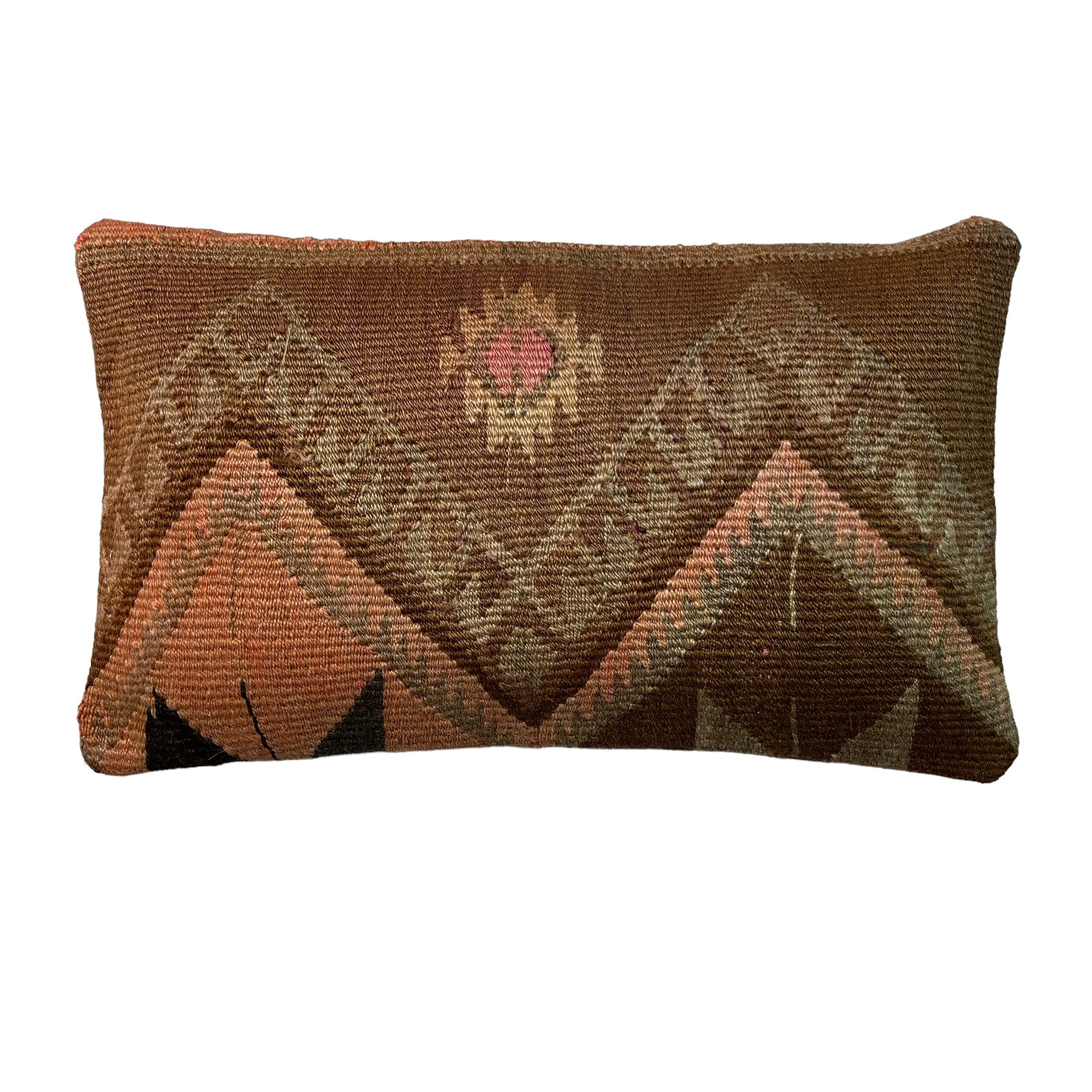 Housse de coussin vintage turque faite à la main, 30 x 50 cm