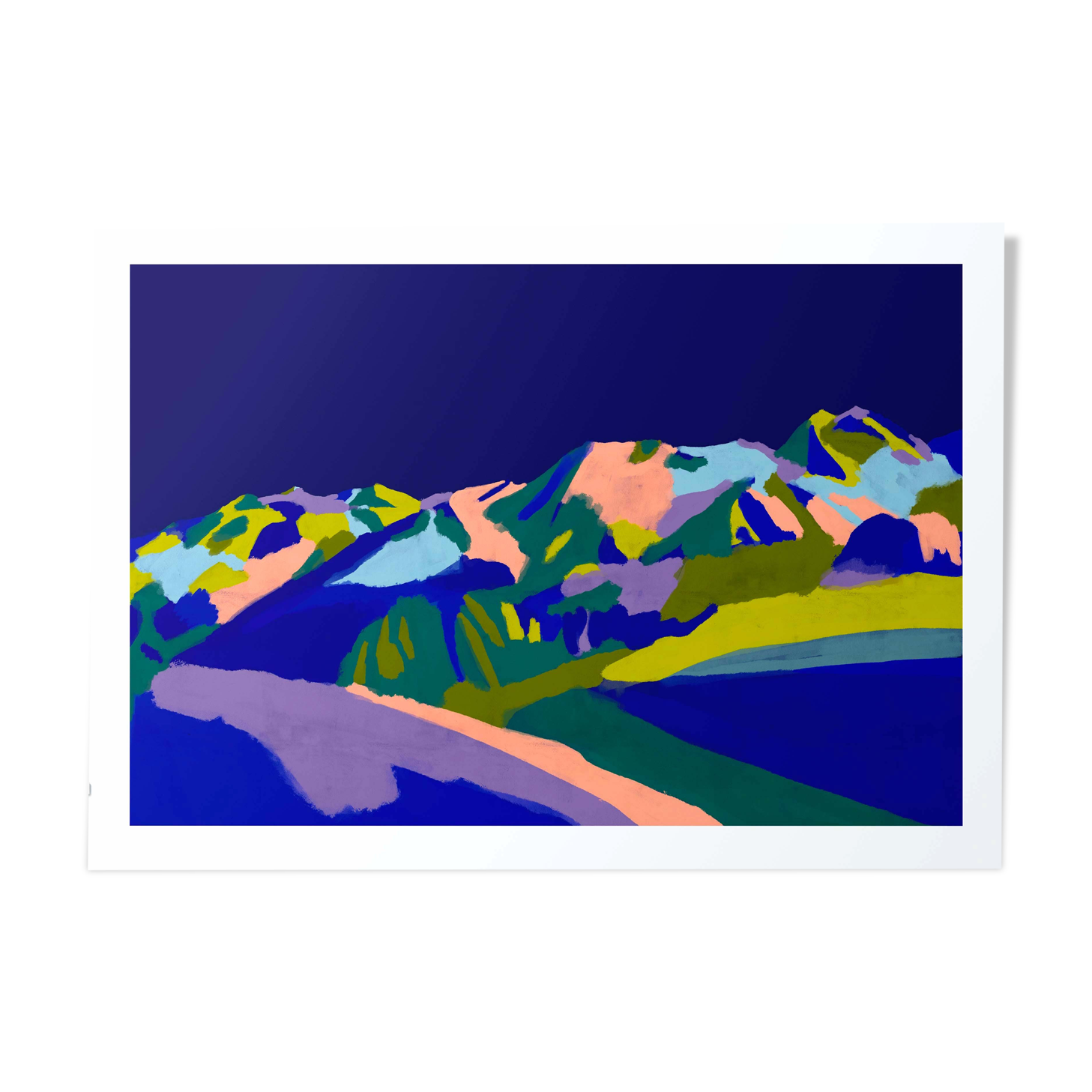 La plagne - limited edition art print (a3)