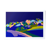 La plagne - limited edition art print (a3)