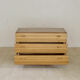 Solid elm three-drawer chest of drawers