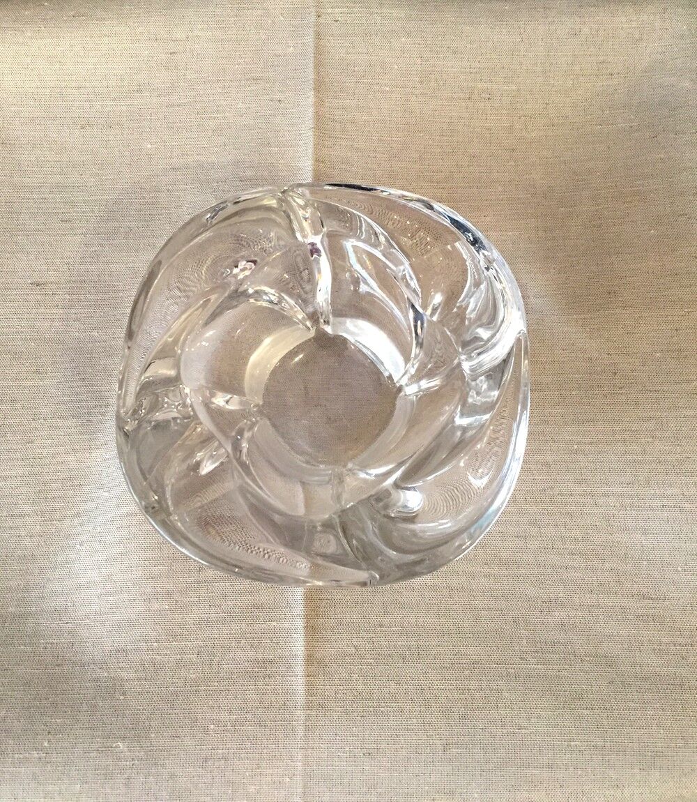 Crystal ashtray contemporary form