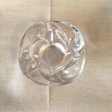 Crystal ashtray contemporary form