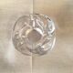 Crystal ashtray contemporary form