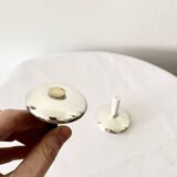 Art Deco Silverplated Salt Pepper shakers, Hjordis Haugaard, Carl Cohr