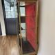 Brass display case from the Lutetia hotel with integrated lighting.