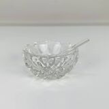 Pair of vintage crystal salt cellars