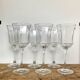6 "octime" stemmed glasses by Luminarc France
