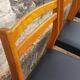 6 scandinavian chairs vintage beech and skai