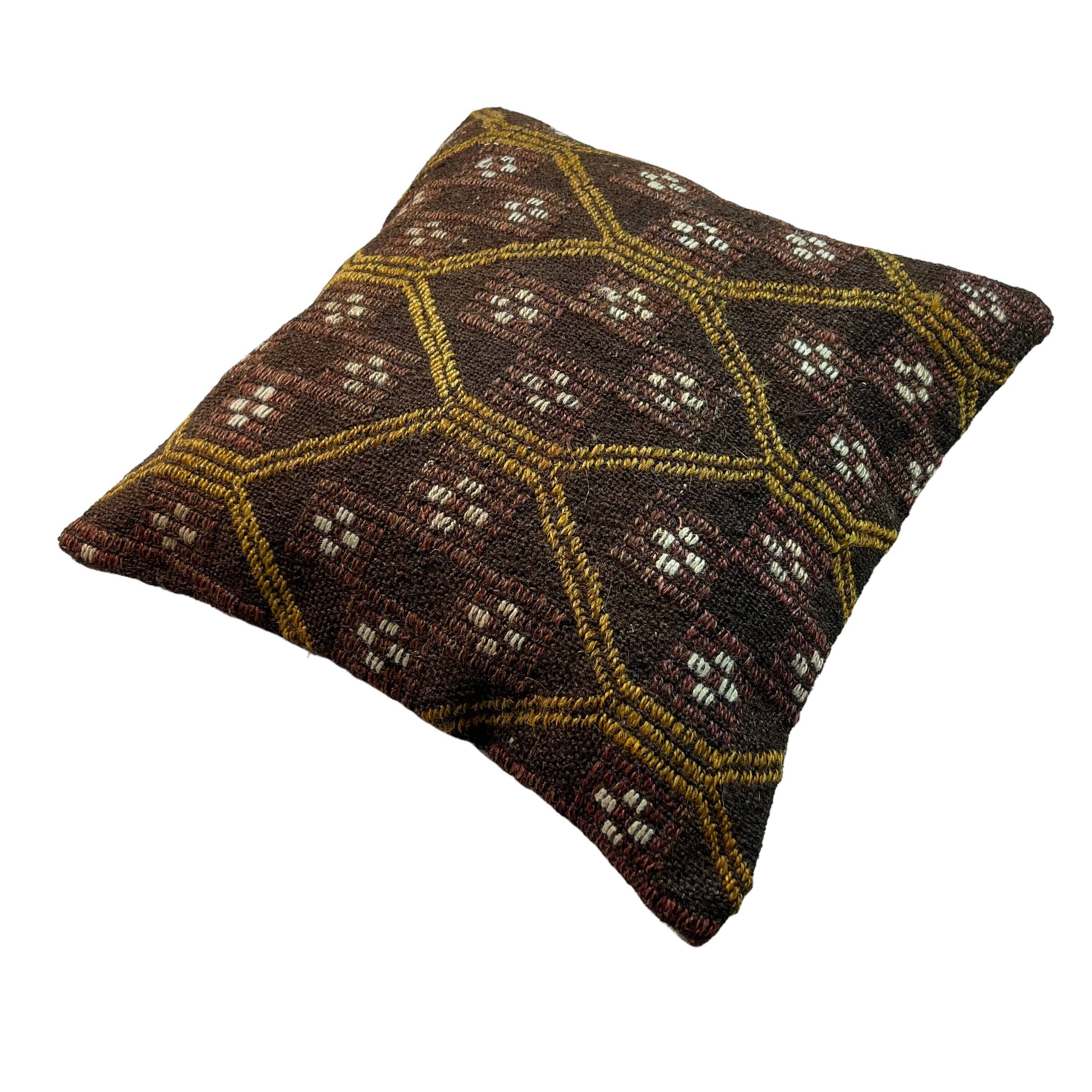 Housse de coussin Kilim turque vintage, 45 x 45 cm