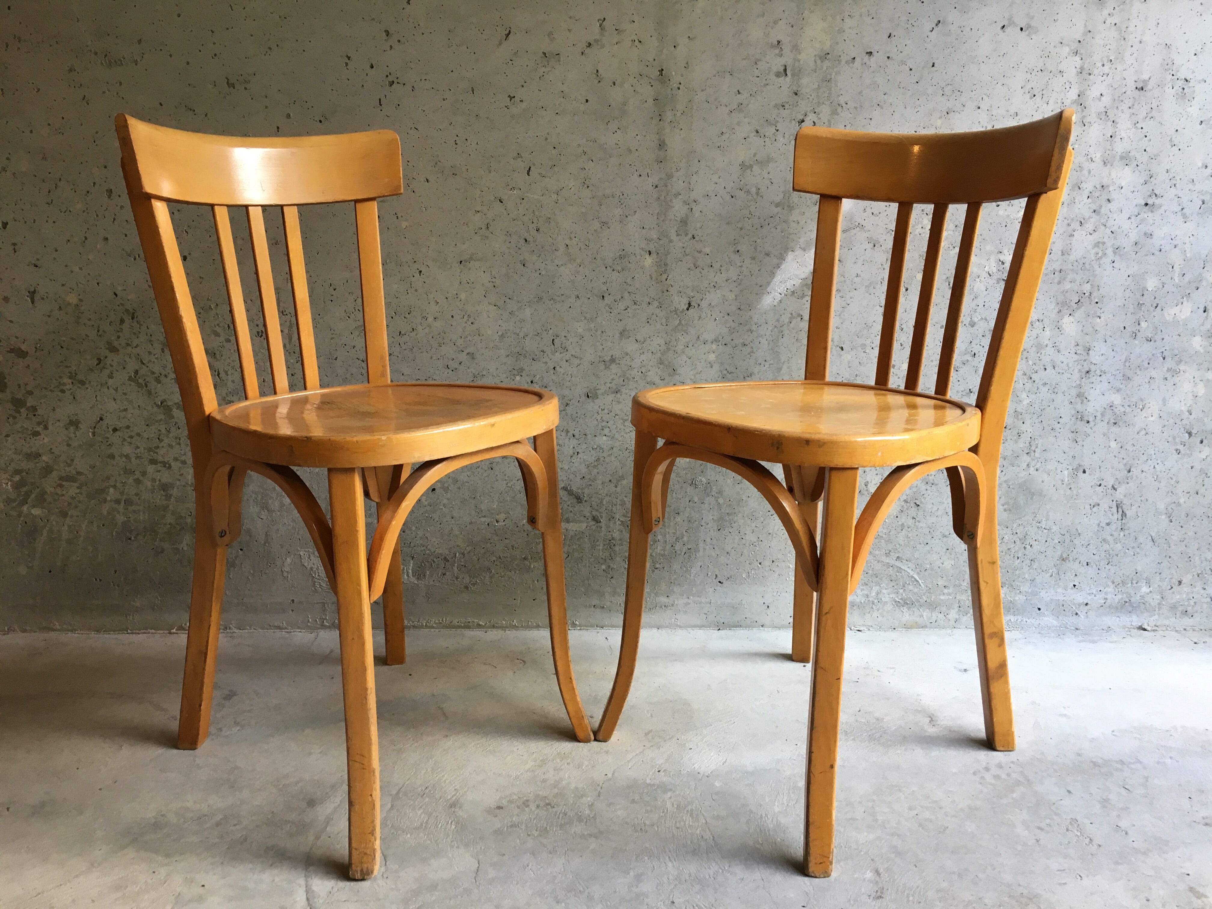 Lot 4 chairs baumann