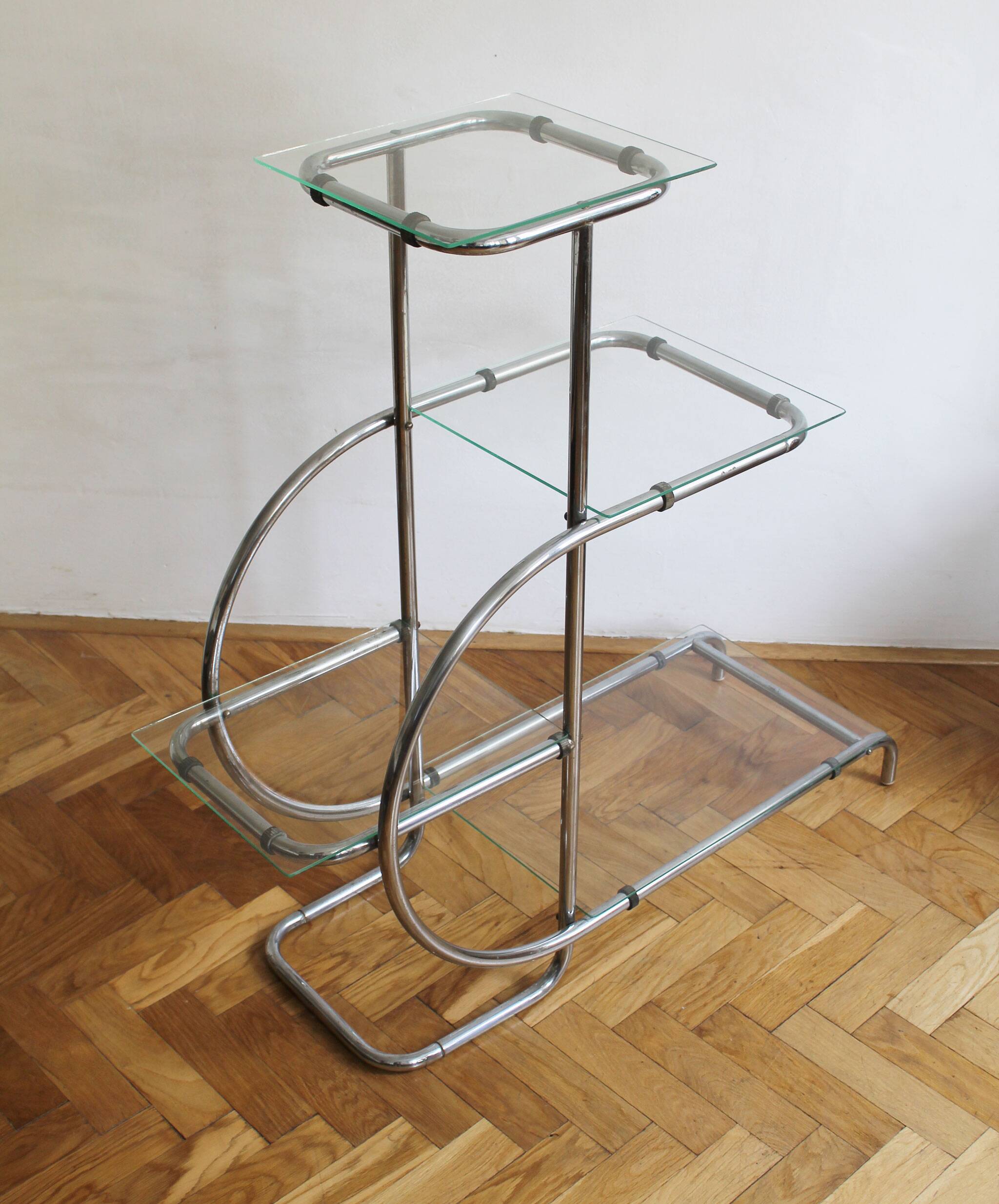 1930's Bauhaus Tubular Flower Stand
