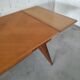 Vintage compass foot dining table