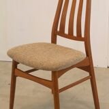 Set van 4 teak deense Vamdrup eetkamerstoelen 'Rudbol'