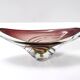 Brown Sommerso Glass Bowl or Centerpiece by Seguso, Italy