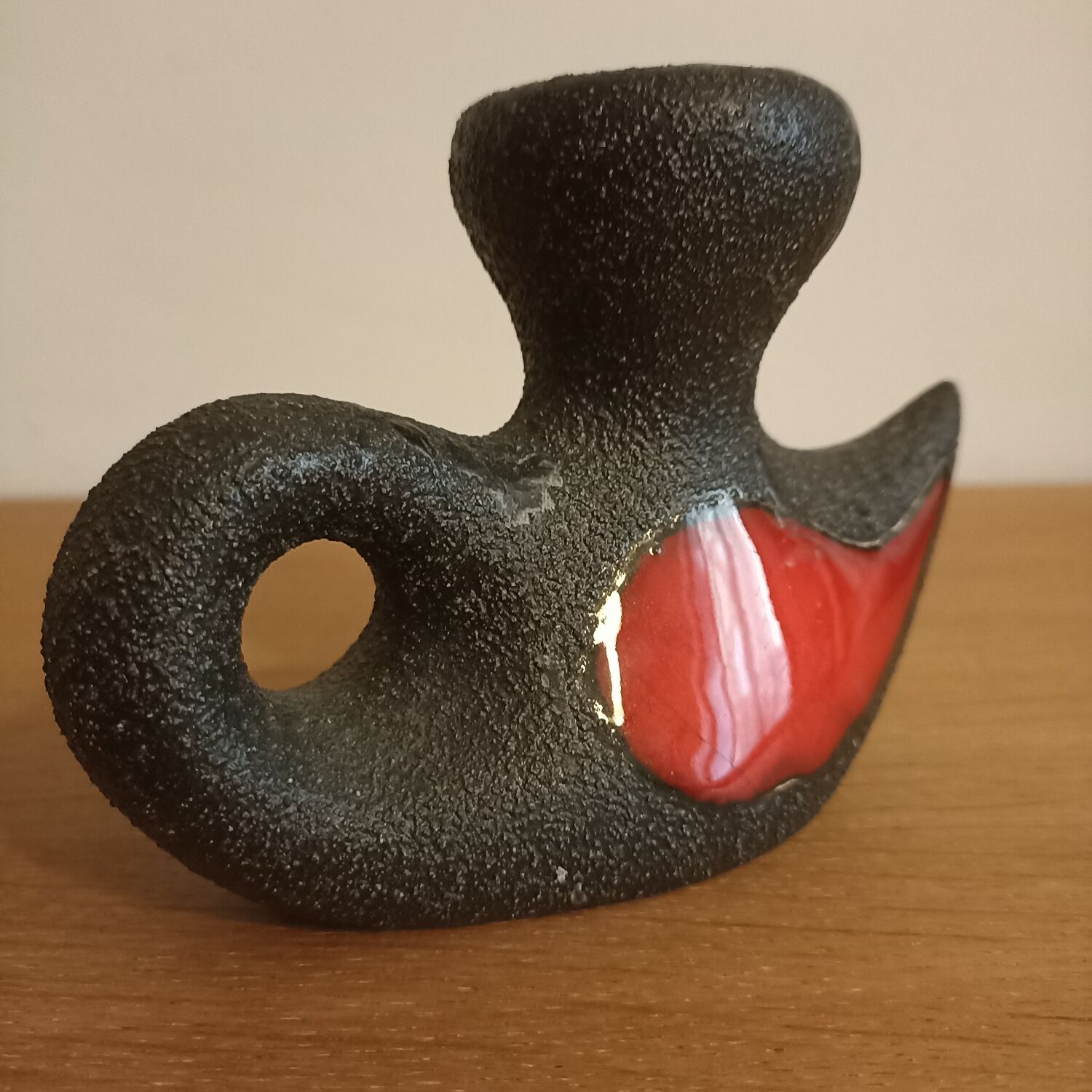 Ceramic candle holder by Gilbert Valentin