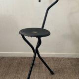 Vintage Cane Trio stool from the 70s-80s