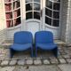 Pair of "Alki" armchairs by Giancarlo Piretti, Castelli edition, distributed by Artifot, circa 1970
