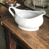 Large vintage porcelain gravy boat