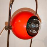 Lampe à poser vintage 1980 eyes ball red