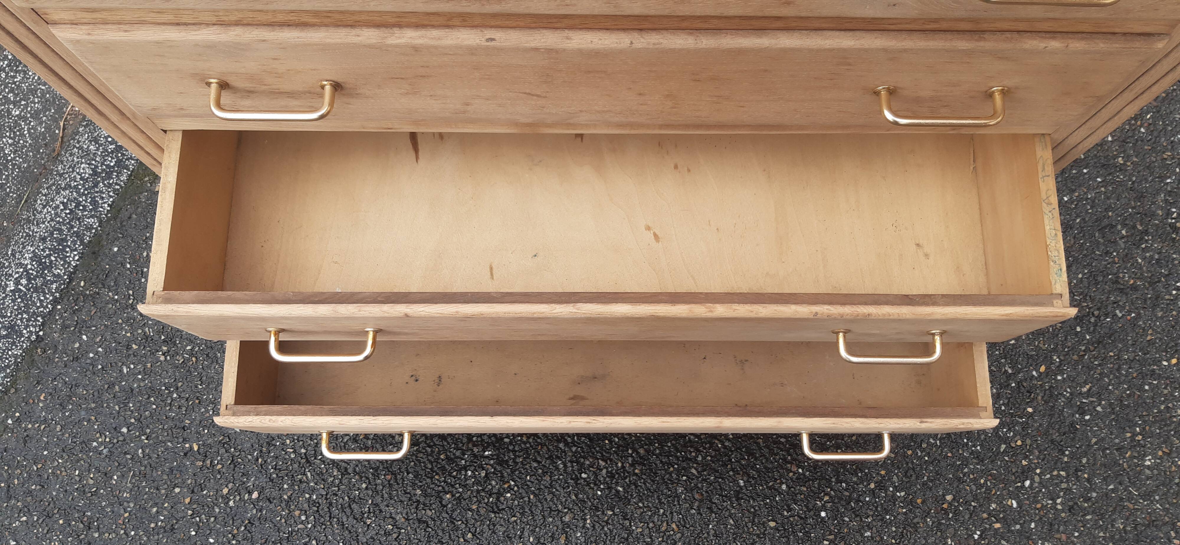 Commode vintage bois brut