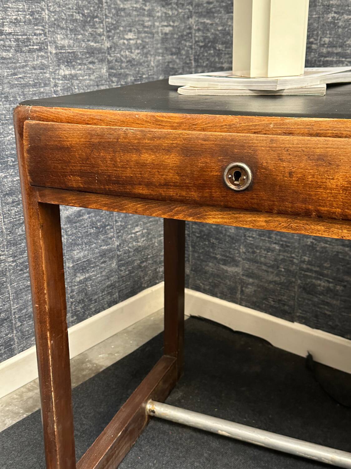 Vintage desk black tray