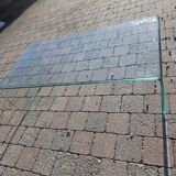 Roche Bobois vintage glass coffee table