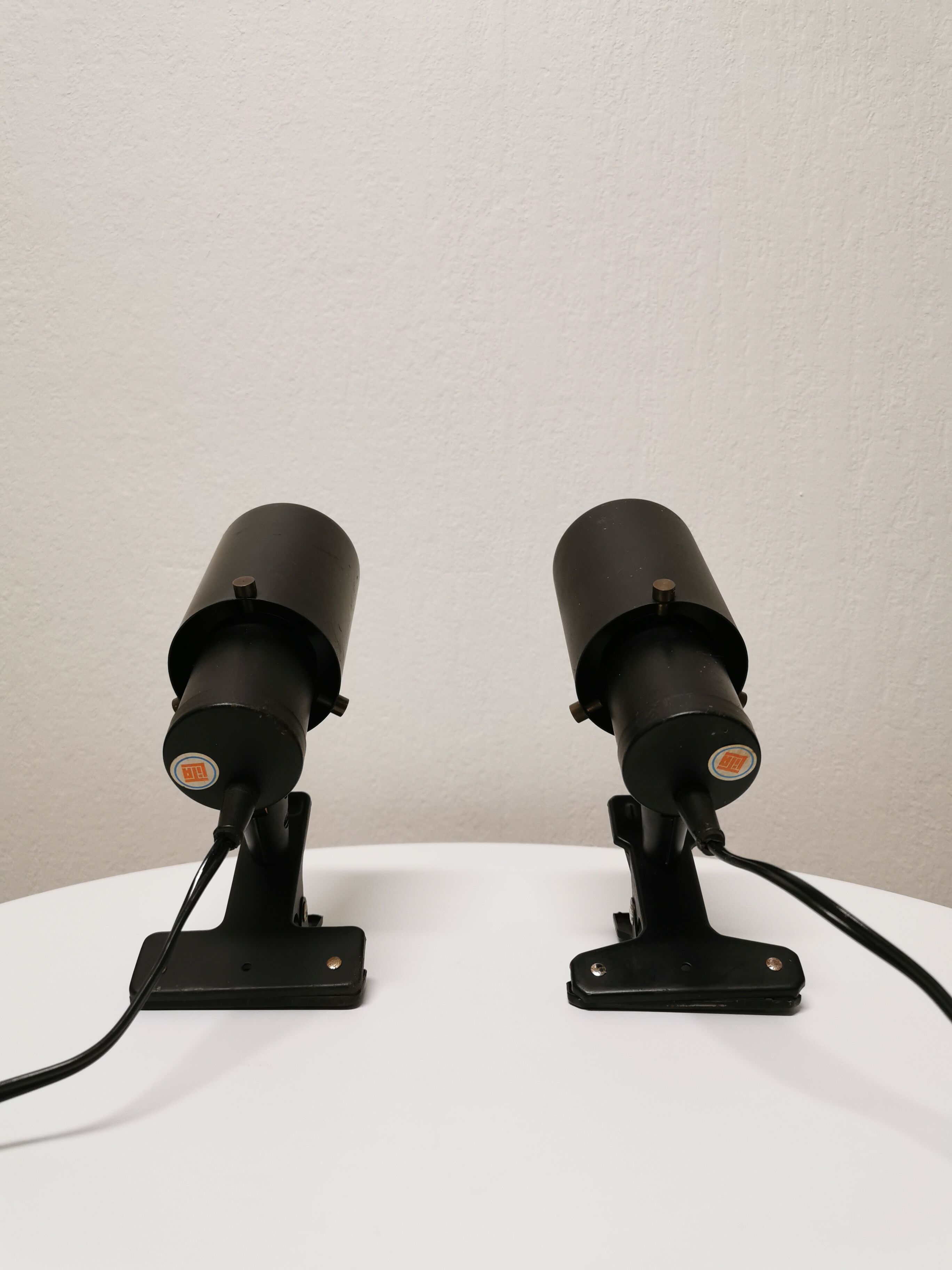 Pair of Jacques Biny wall lamps for Lita, 1950