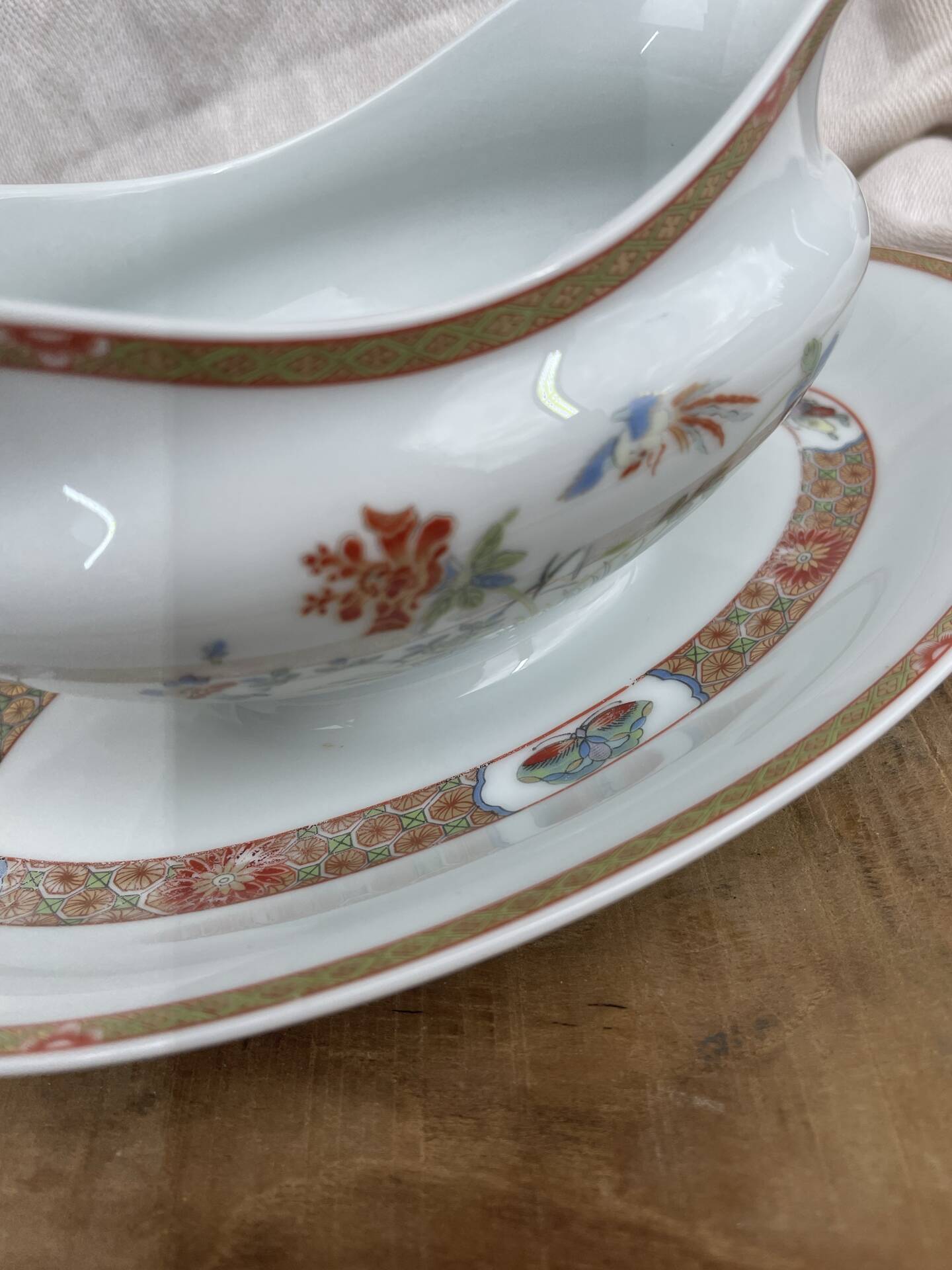 Sauceboat Bernardaud Limoges "Masterpiece"