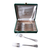 12 Christofle dessert forks