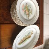 Service à poisson vintage Les Ateliers d’Art d’Annet