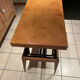 Table basse à système Révélation vintage Design Albert Ducrot année 50/60