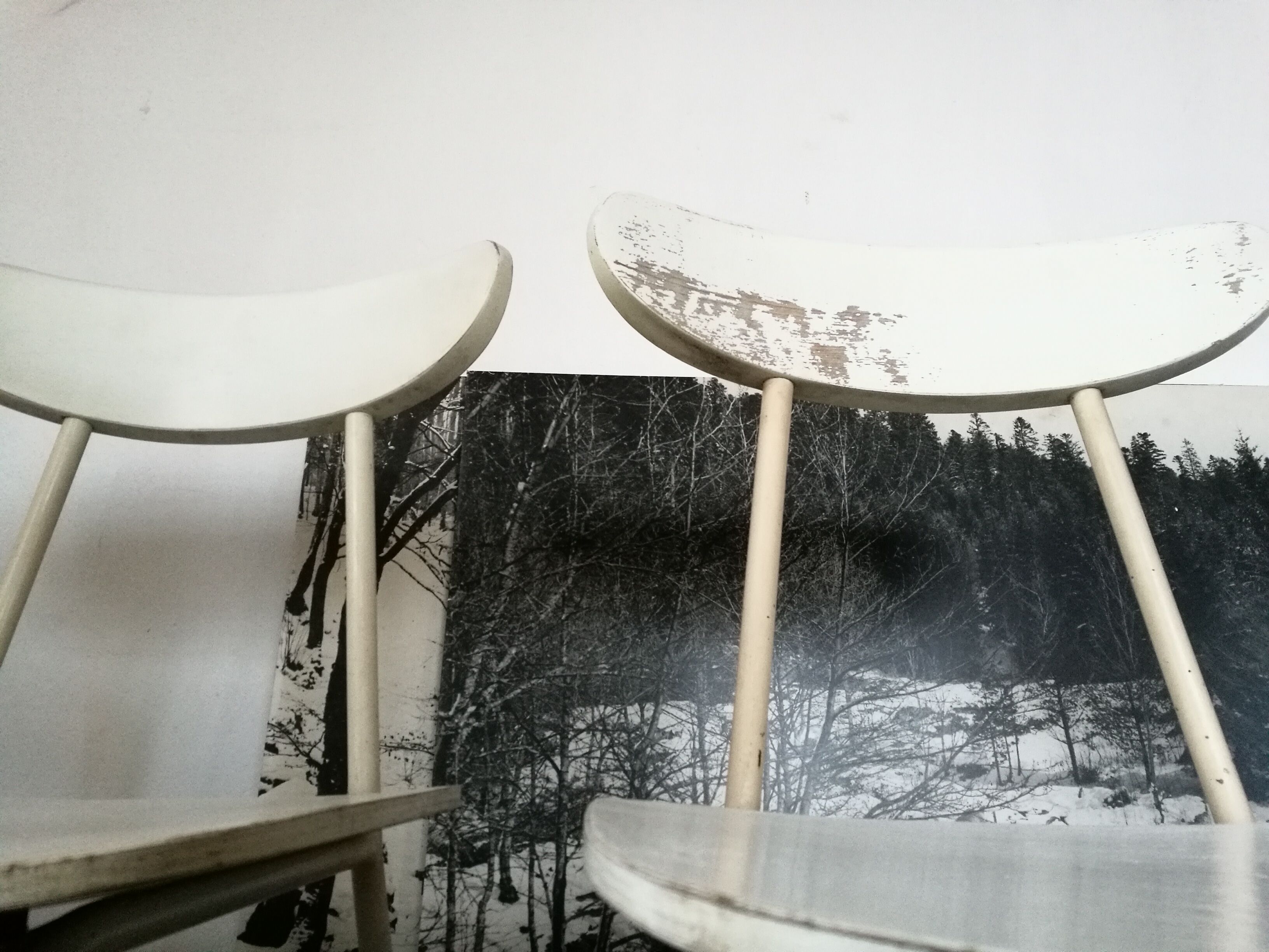 Set of 4 hiller vintage chairs