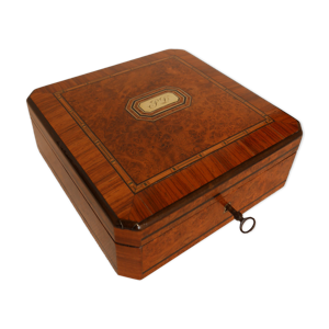 Coffret tapissé du XIXème